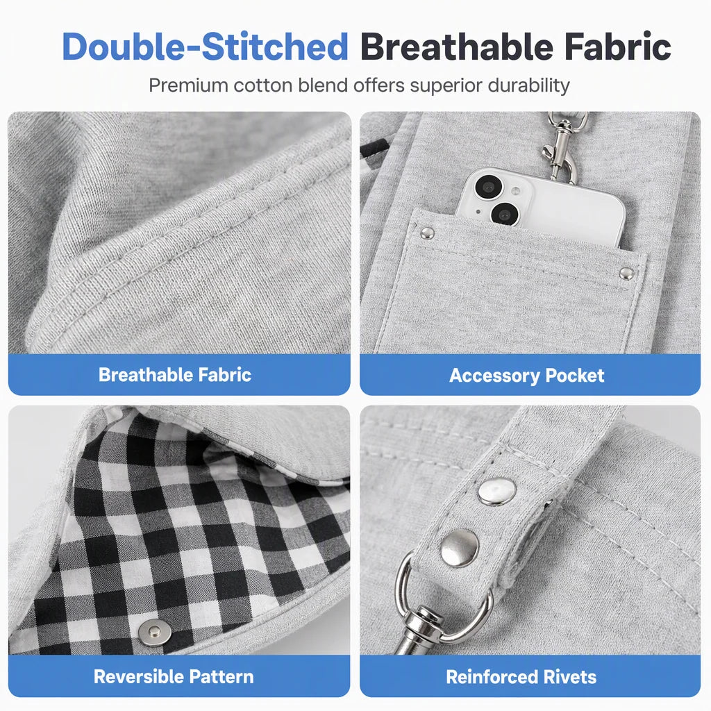Portable Breathable Pet Carrier Sling Bag Single Shoulder Crossbody Travel Bag for Cats and Small Dogs