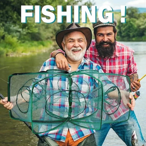 🔥Hot Sale 50% OFF🔥-Auto-Foldable Strengthened Fishing Trap Net