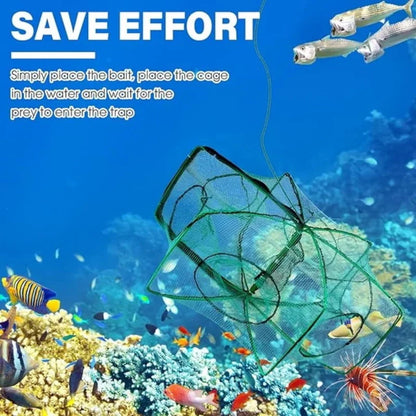 🔥Hot Sale 50% OFF🔥-Auto-Foldable Strengthened Fishing Trap Net