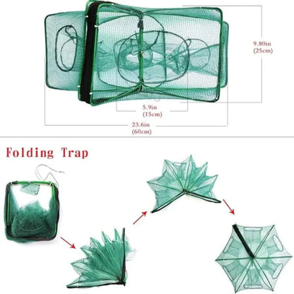🔥Hot Sale 50% OFF🔥-Auto-Foldable Strengthened Fishing Trap Net