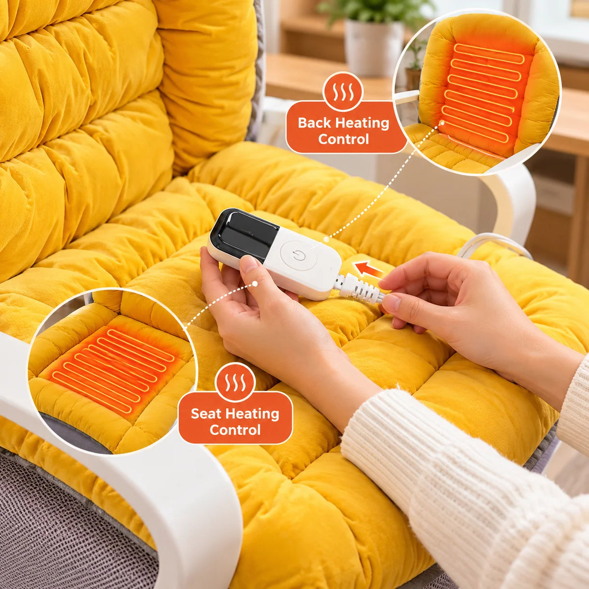 🔥Heated Seat Cushion – Cozy Warmth for Everyday Comfort