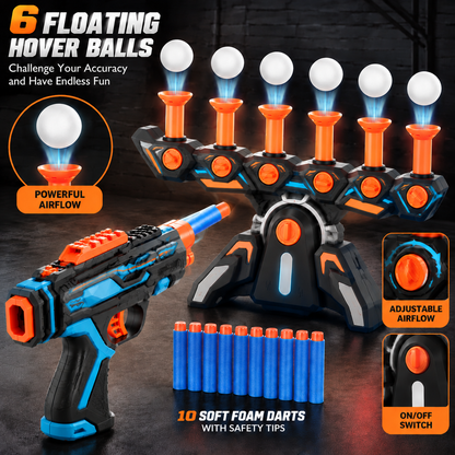 🎯 Hover Shot Floating Target Game With Foam Blaster