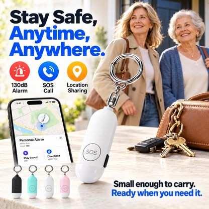 🚨Smart Personal Safety Alarm with Emergency Call & Location Sharing