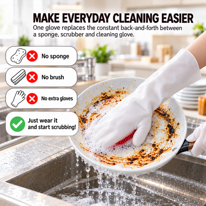 ⏳🔥limited-time 50% Off! ⏰ 2-in-1 Palm Scrubber Cleaning Gloves – Built-In Brush for Easy Dishwashing