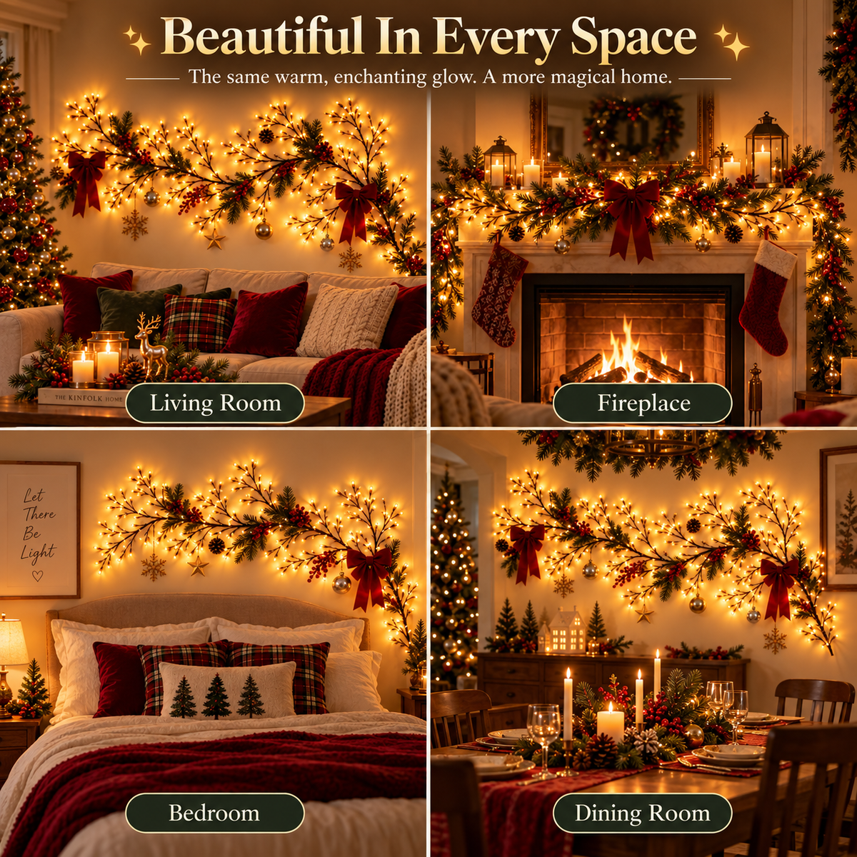 🎄Christmas Sale 49% OFF🎄Christmas Willow Vine Lights
