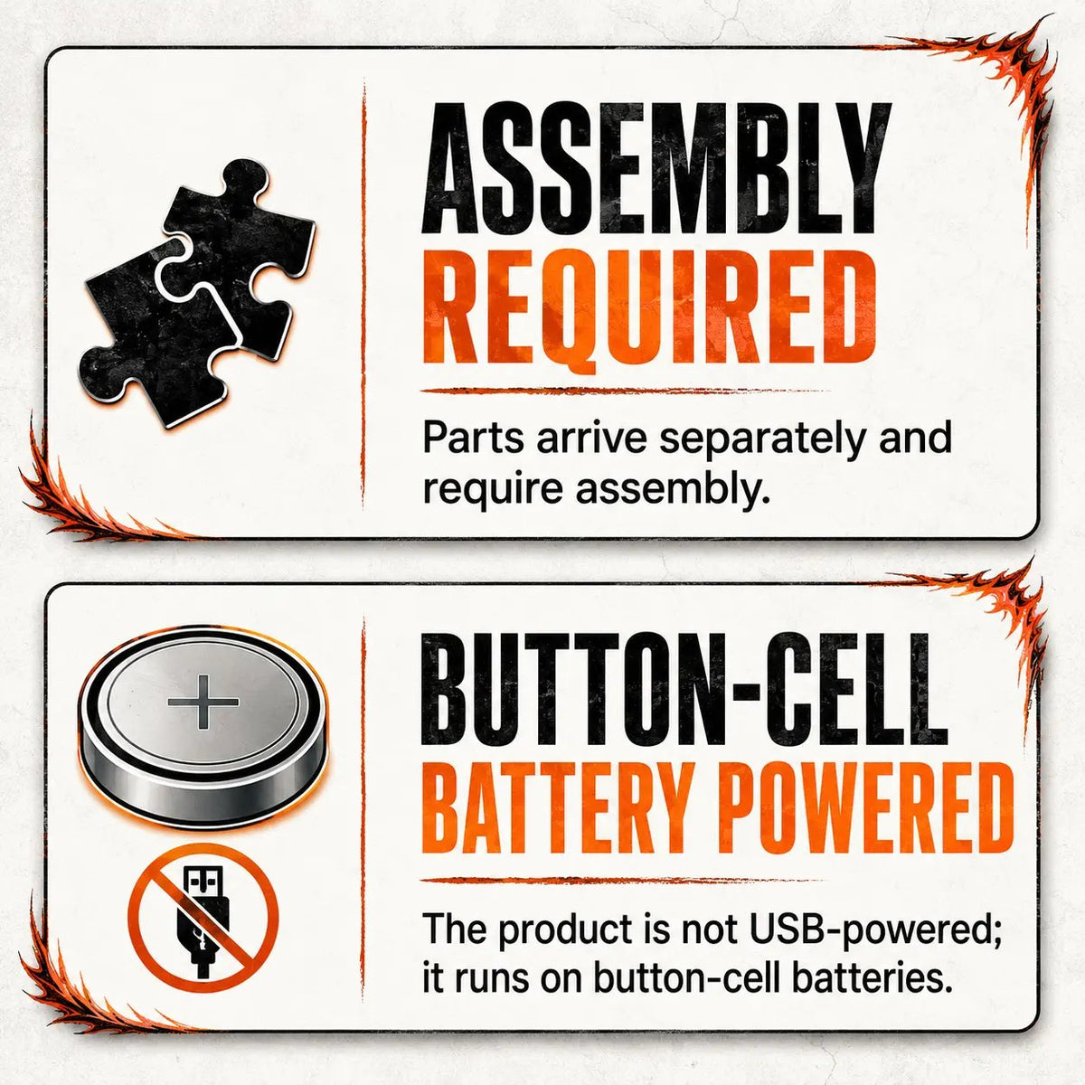 Assembly and Button Cell Battery Information