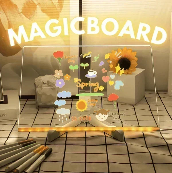 ✨LAST WEEK SPECIAL PRICE: ⏳🎨Luminous Led Drawing Board For Children