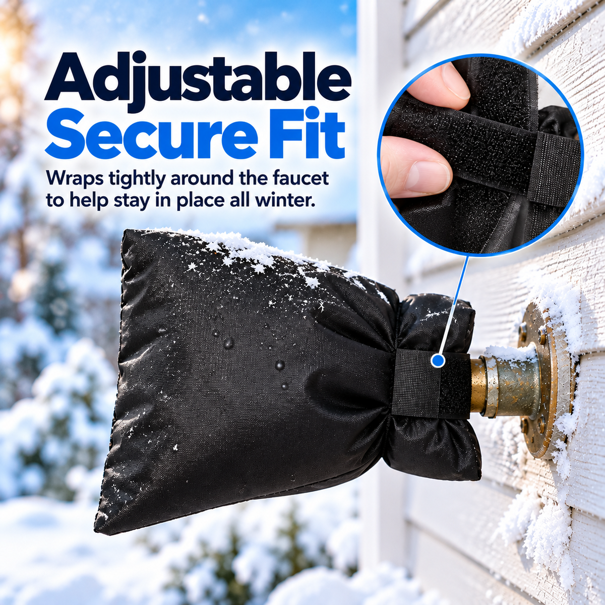 ❄️ Outdoor Faucet Covers for Winter – Insulated Spigot Protectors