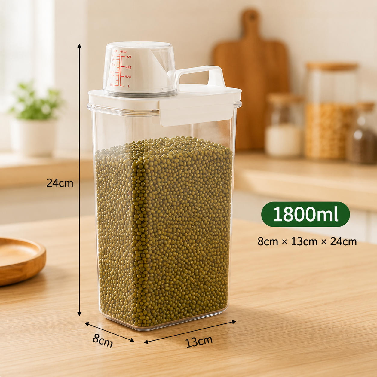 🔥Hot Sale 55% OFF🔥Food-Grade Airtight Storage Containers for Grains and Legumes