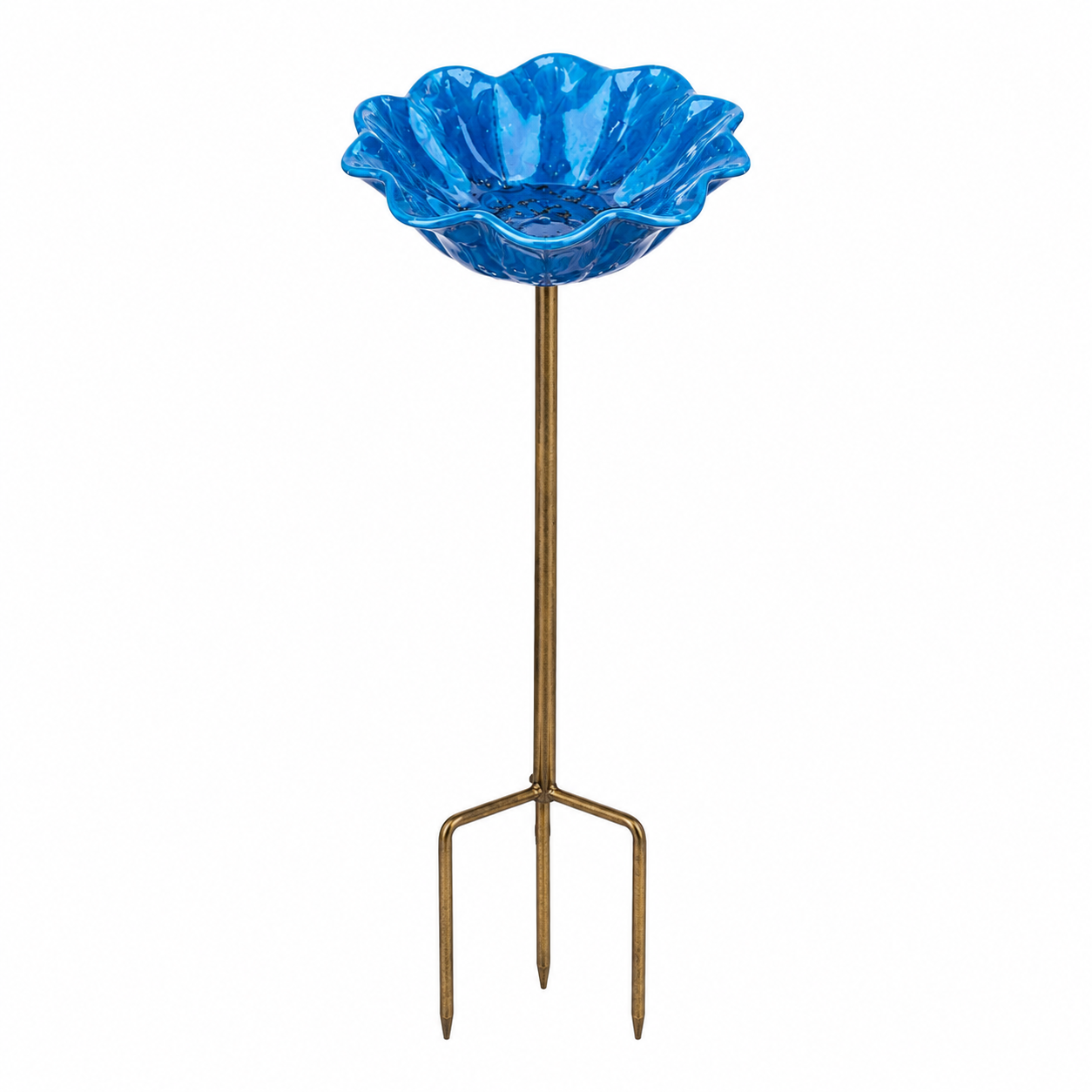 🔥HOT SALE LAST DAY 49%OFF!🔥🎁Metal Flower Bird Bath & Feeder Garden Stake