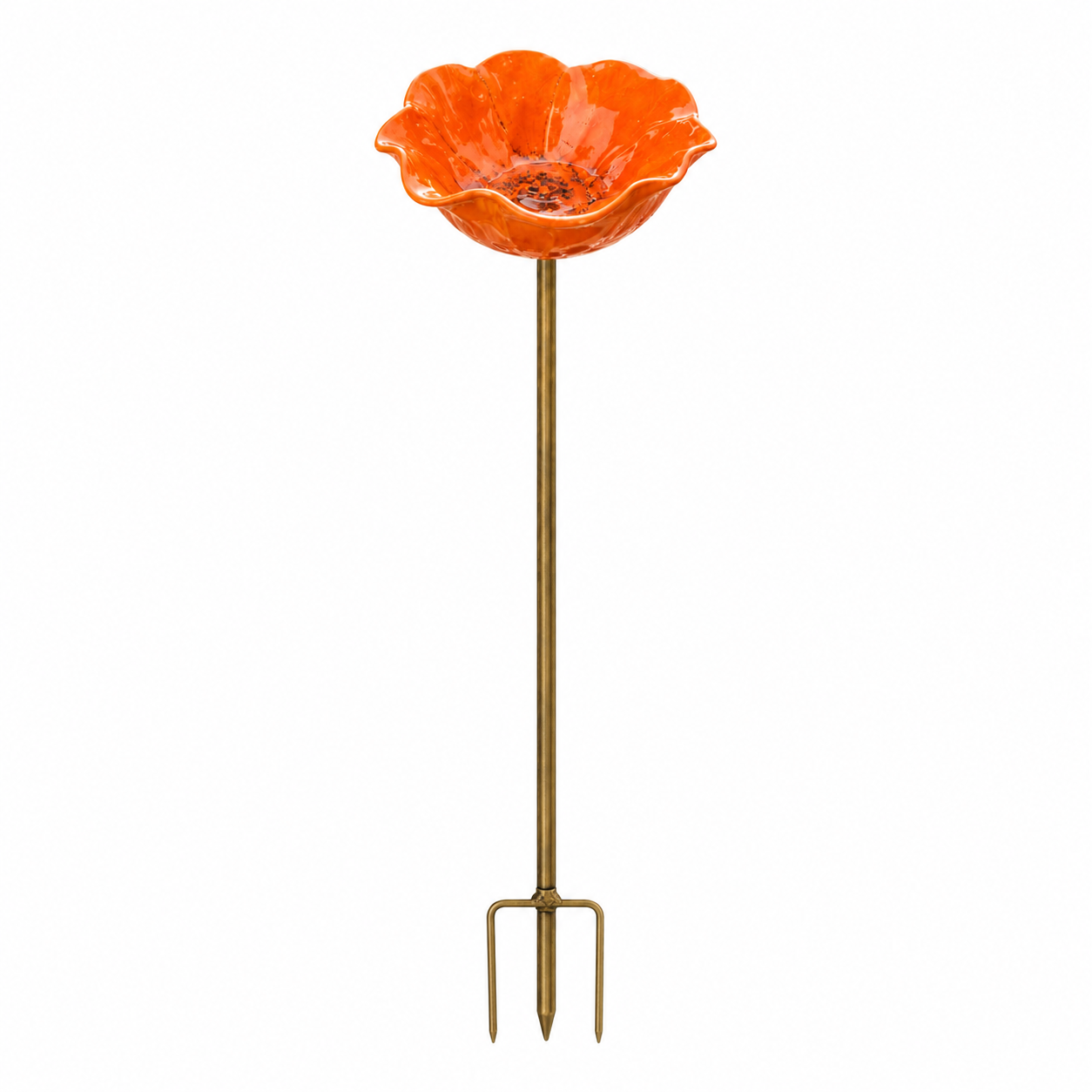 🔥HOT SALE LAST DAY 49%OFF!🔥🎁Metal Flower Bird Bath & Feeder Garden Stake