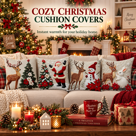 🔥Christmas Sale 49% OFF🎄Christmas Cushion Covers