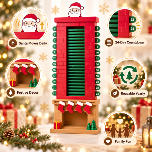 🎅 Limited-time 50% off — Santa chimney countdown advent calendar