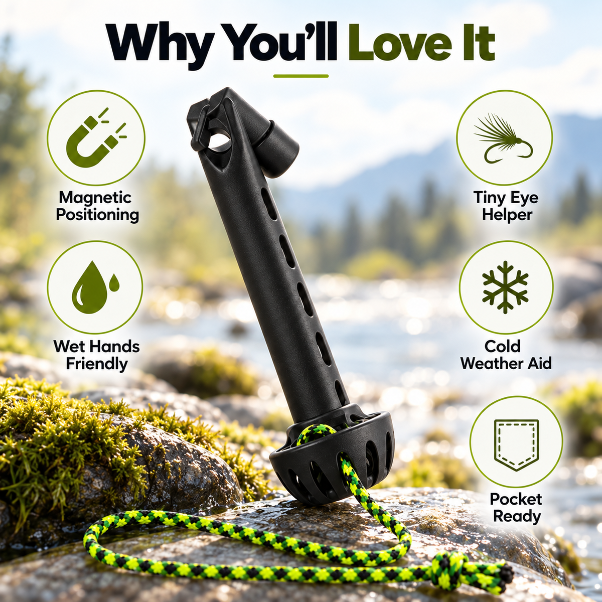 🎣 Limited time 50% off – Magnetic fly threader tool