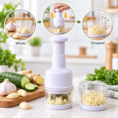 🥕 Limited-time 50% off — Manual press food chopper