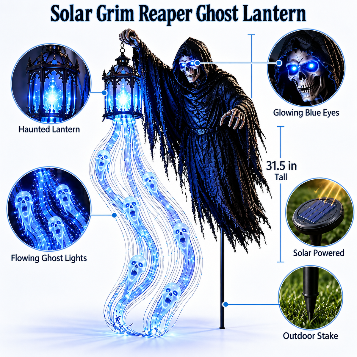 👻 Limited-time 50% off — Solar grim reaper ghost lantern