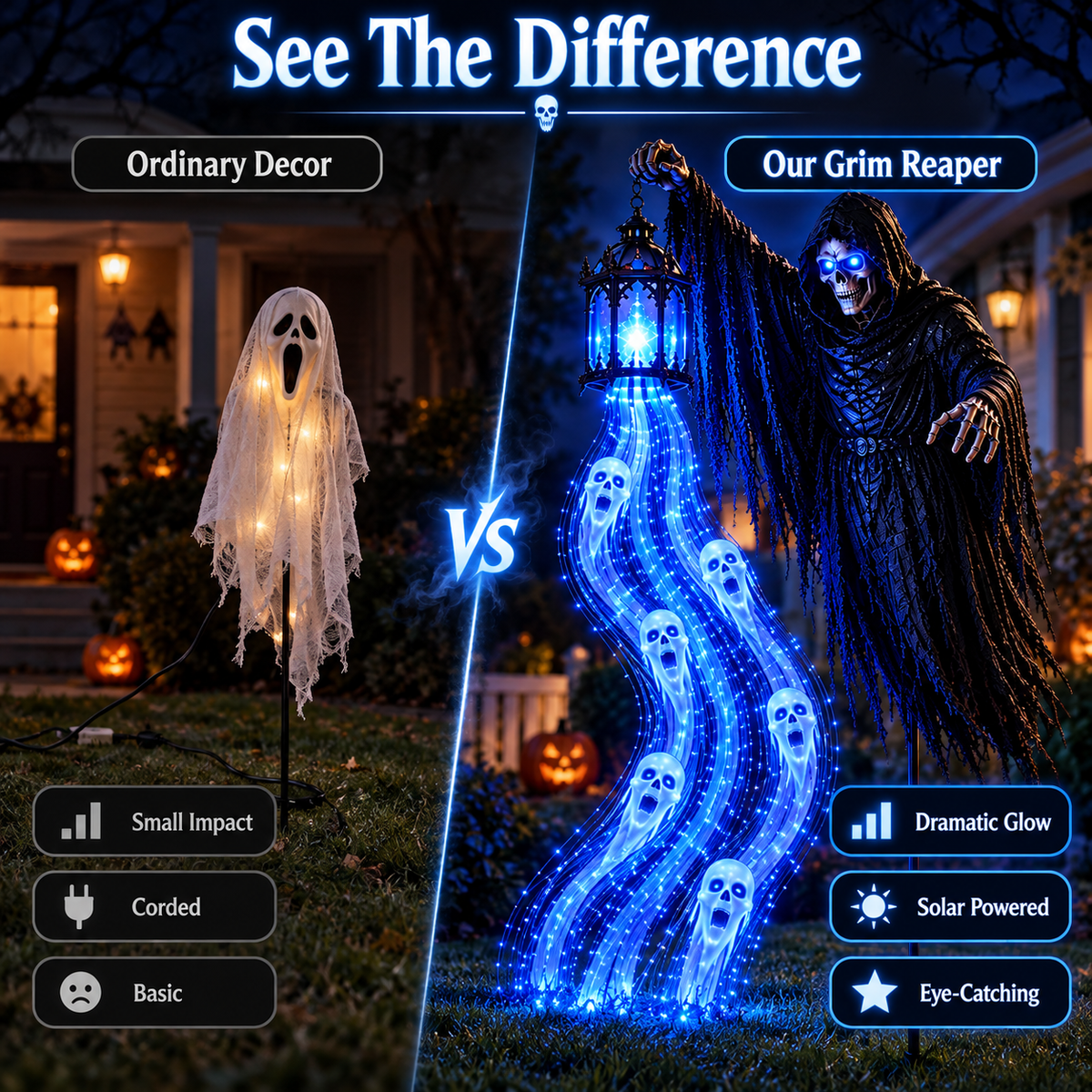 👻 Limited-time 50% off — Solar grim reaper ghost lantern