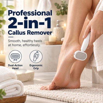 🔥 Limited-time 50% off — Double-Sided Foot Scraper for Callus Removal