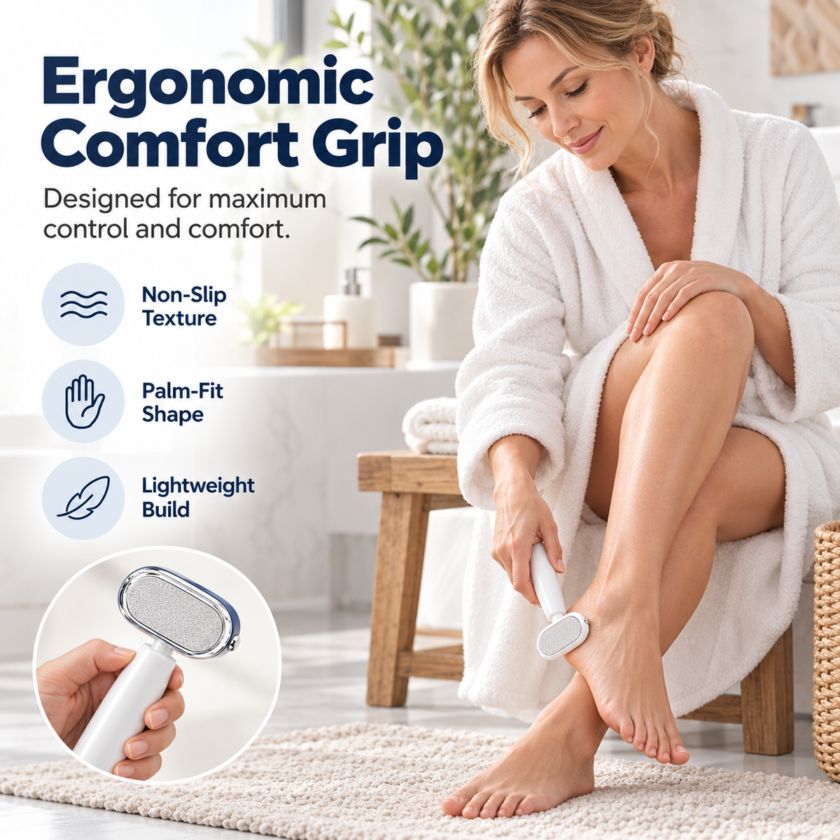 🔥 Limited-time 50% off — Double-Sided Foot Scraper for Callus Removal