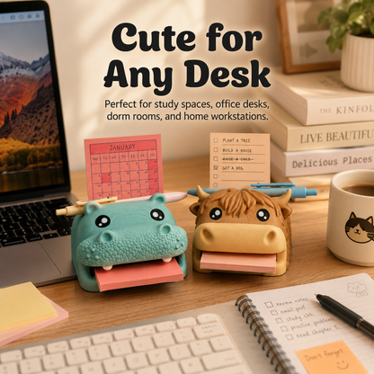 🔥Limited time 50% OFF——Cute Animal  Desktop Memo Holder —for Office, School & Home