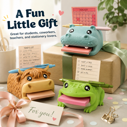 🔥Limited time 50% OFF——Cute Animal  Desktop Memo Holder —for Office, School & Home