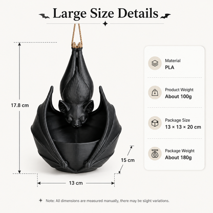 🔥Limited time 50% OFF——🦇 Hanging Bat Plant Pot🎃Spooky Garden Decor Planter