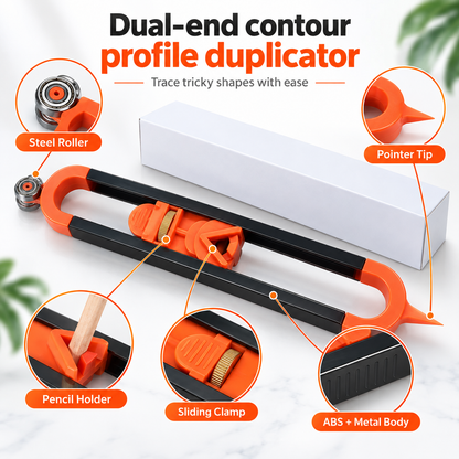 🔥 Limited-time 50% off — Dual-end contour profile duplicator