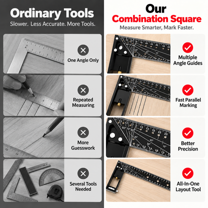 🔥 Limited-time 50% off — Multi-angle precision combination square