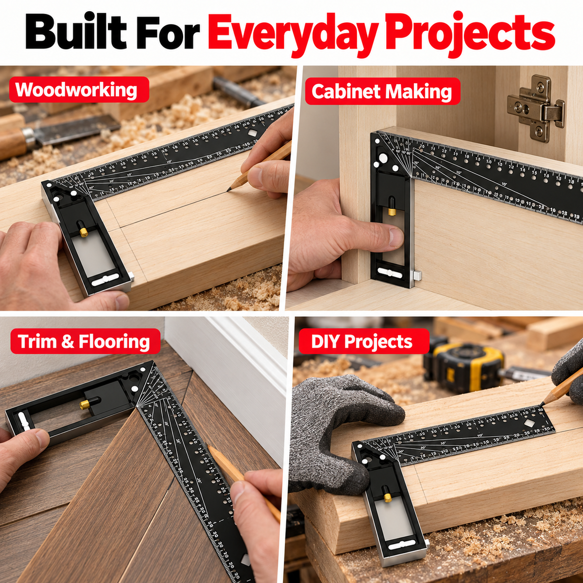 🔥 Limited-time 50% off — Multi-angle precision combination square