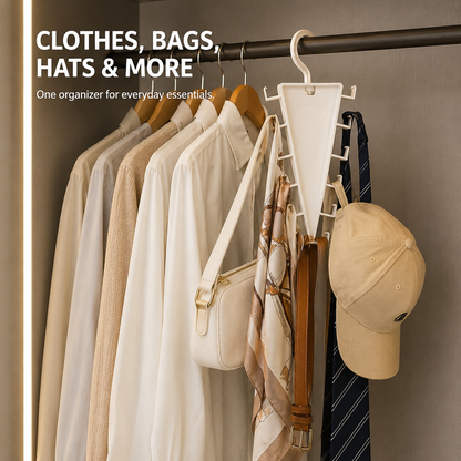 🔥Limited time 50% OFF——12-Hook V-Shaped Closet Organizer Hanger