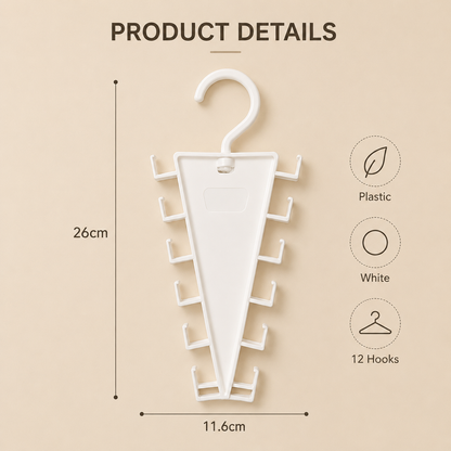 🔥Limited time 50% OFF——12-Hook V-Shaped Closet Organizer Hanger