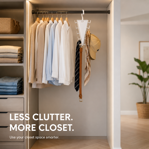 🔥Limited time 50% OFF——12-Hook V-Shaped Closet Organizer Hanger