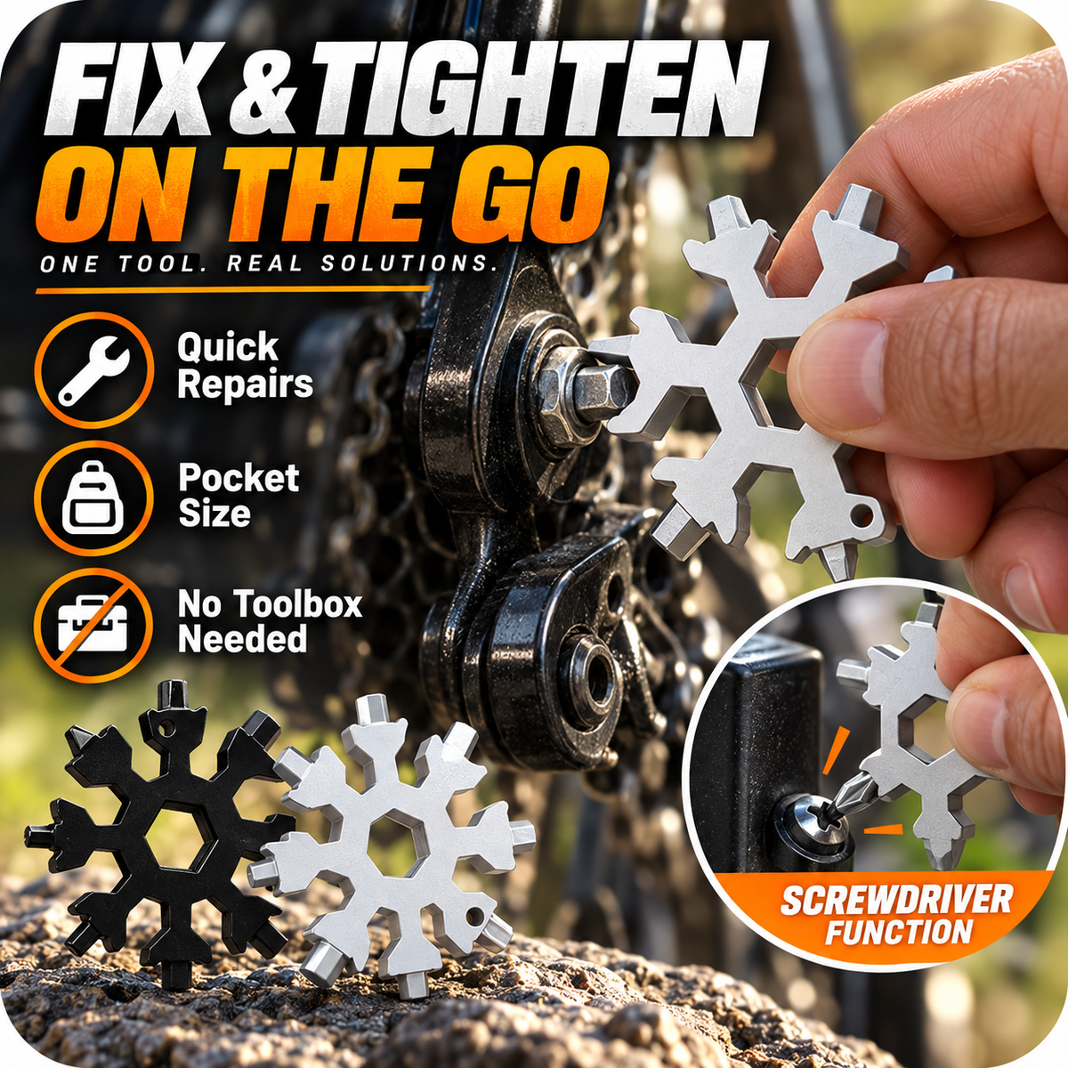 🔥 LIMITED-TIME 50% OFF — 18-in-1 Snowflake Multi-Tool ❄️🔧