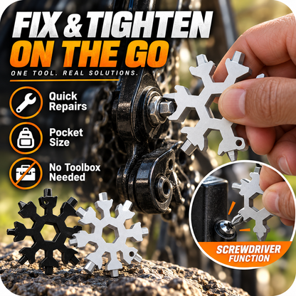🔥 LIMITED-TIME 50% OFF — 18-in-1 Snowflake Multi-Tool ❄️🔧