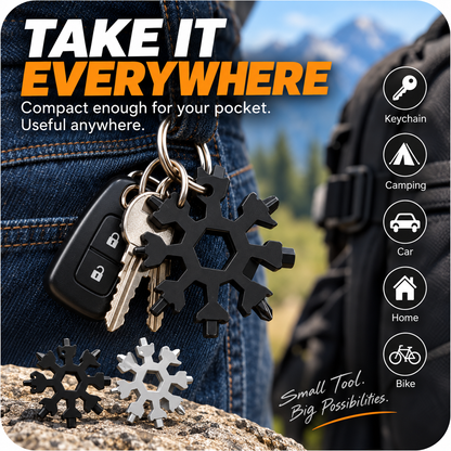 🔥 LIMITED-TIME 50% OFF — 18-in-1 Snowflake Multi-Tool ❄️🔧