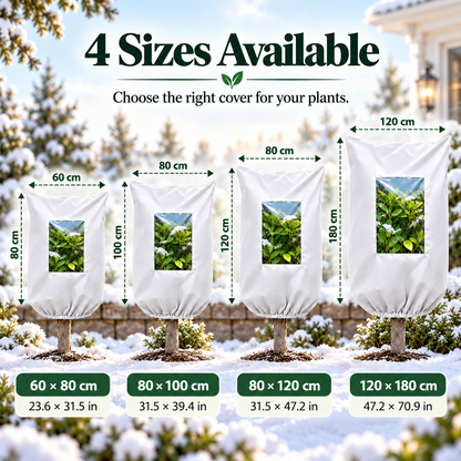 🔥Plant Covers Freeze Protection - 2 Pack Winter Frost Tree Plant Shrub Cloth