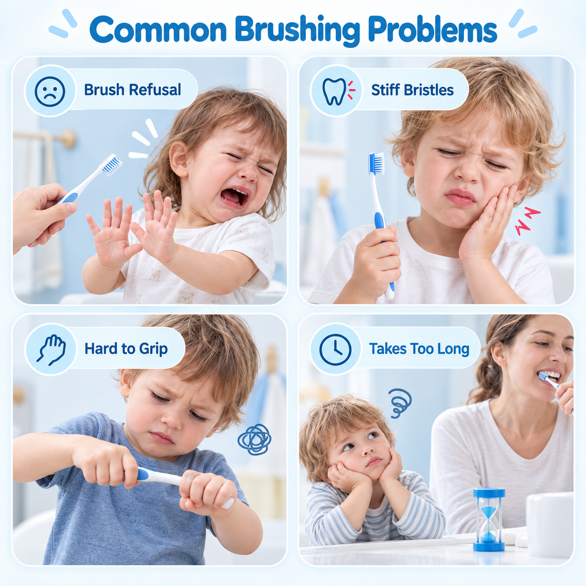 🔥 Limited-time 50% off — Kids u-shaped silicone toothbrush