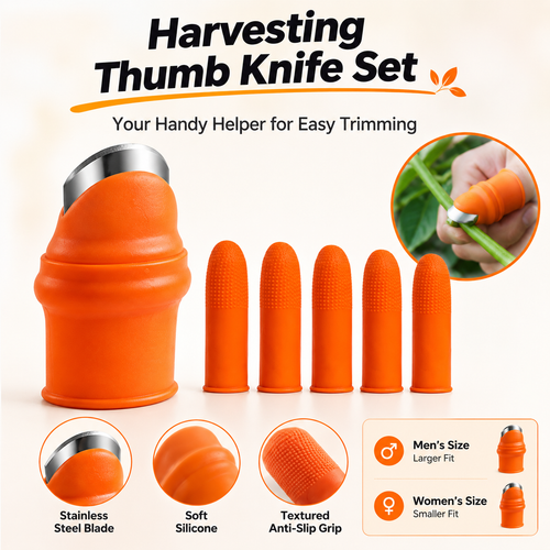 🔥 LIMITED-TIME 50% OFF — EASY-GRIP THUMB KNIFE & FINGER GUARD SET
