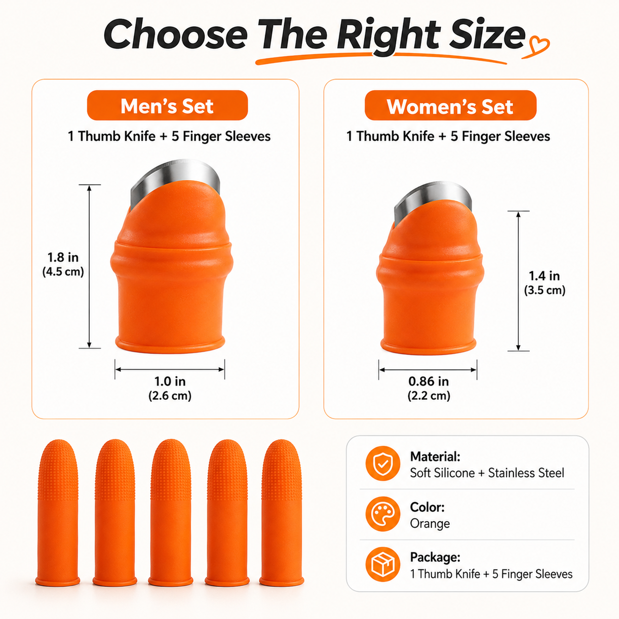 🔥 LIMITED-TIME 50% OFF — EASY-GRIP THUMB KNIFE & FINGER GUARD SET