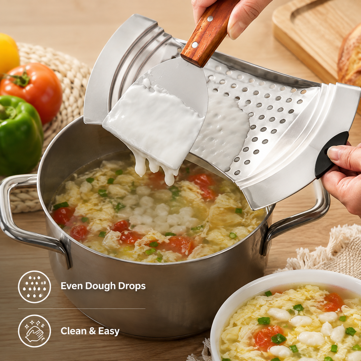 🔥 LIMITED-TIME 50% OFF — Stainless Steel Dough Drop Maker Set