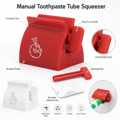🔥 Limited-time 50% off – Manual toothpaste tube squeezer