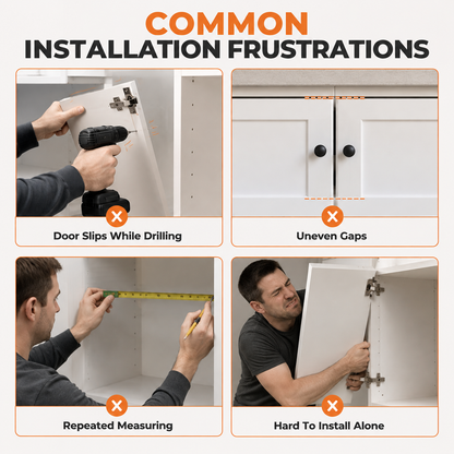 🔥 Limited-time 50% off – 2-in-1 cabinet door mounting jig