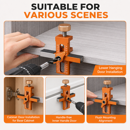 🔥 Limited-time 50% off – 2-in-1 cabinet door mounting jig