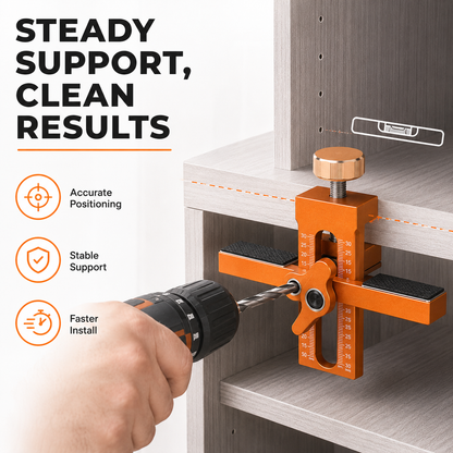 🔥 Limited-time 50% off – 2-in-1 cabinet door mounting jig