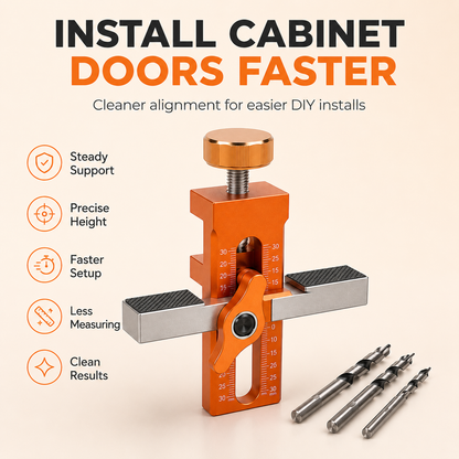 🔥 Limited-time 50% off – 2-in-1 cabinet door mounting jig
