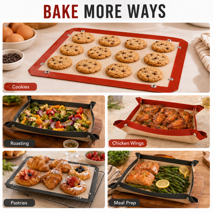 🔥 Limited time 50% off – Snap & bake 2-in-1 silicone baking mat