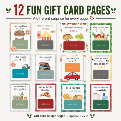 🔥 LIMITED-TIME 50% OFF — Christmas Gift Card Book