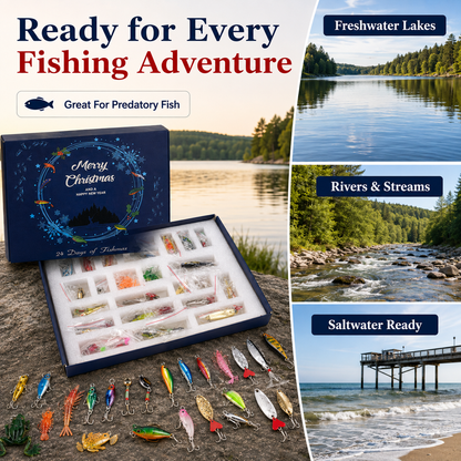 🔥 LIMITED-TIME 50% OFF🎣 24 Days of Fishing Surprises –  The Ultimate Christmas Gift for Anglers