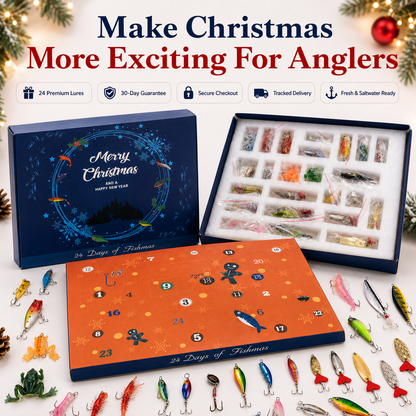 🔥 LIMITED-TIME 50% OFF🎣 24 Days of Fishing Surprises –  The Ultimate Christmas Gift for Anglers