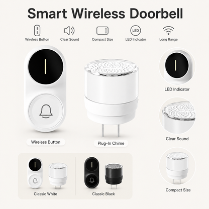 🔥 Limited Time 50% Off | Smart Wireless Doorbell